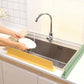 Silicone Sink Splash Guard Flexible Water Splash Stopper with Double Suction Cups | Kitchen & Bathroom Sink Protector | 15 Inch Random Color