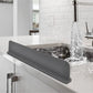 Silicone Sink Splash Guard Flexible Water Splash Stopper with Double Suction Cups | Kitchen & Bathroom Sink Protector | 15 Inch Random Color